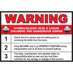 Hydrochloric Acid Safety Sign 600x450mm - 77HA