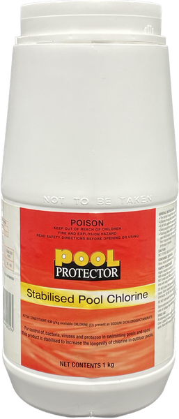 Pool Protector 1Kg Stabilised Pool Chlorine