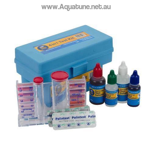 4 in 1 Pool & Spa Test Kit - Aussie Gold - TKA401 – Aquatune