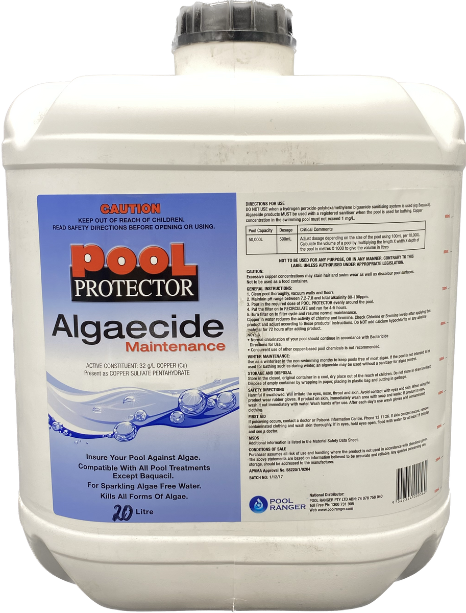 Pool Protector 20 Litre Maintenance Algicide – Aquatune